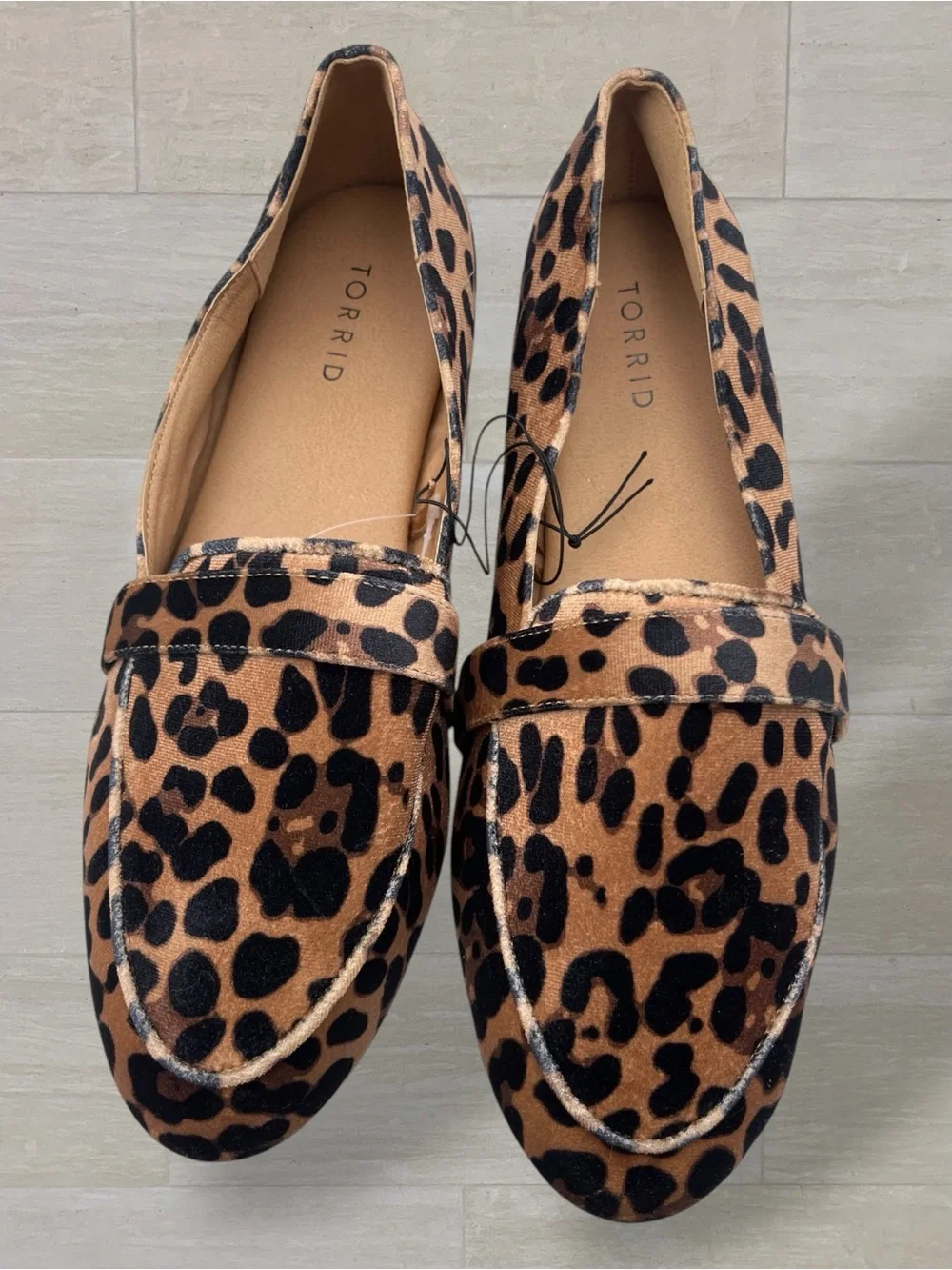 NWT Torrid Leopard Print Loafers Flats Wide Width 11.5W